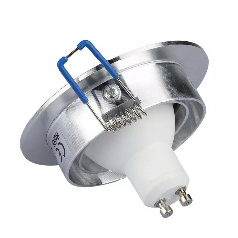 Oczko V-TAC Aluminiowe Odlew 1xGU10 Okrągłe Aluminium Szczotkowane VT-782RD-AB Oczko V-TAC Aluminiowe Odlew 1xGU10 Okrągłe Aluminium Szczotkowane VT-782RD-AB