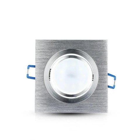 Oczko V-TAC Aluminiowe Odlew 1xGU10 Kwadrat Aluminium Szczotkowane VT-782SQ-AB Oczko V-TAC Aluminiowe Odlew 1xGU10 Kwadrat Aluminium Szczotkowane VT-782SQ-AB