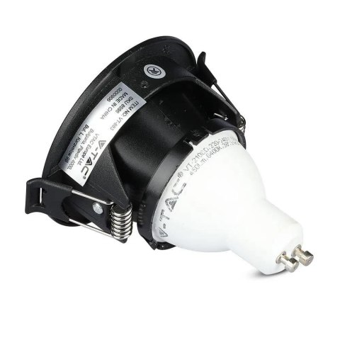 Oczko V-TAC GU10 Okrągłe z kwadratem Czarne VT-883-B 3 Lata Gwarancji Oczko V-TAC GU10 Okrągłe z kwadratem Czarne VT-883-B 3 Lata Gwarancji