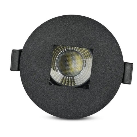 Oczko V-TAC GU10 Okrągłe z kwadratem Czarne VT-883-B 3 Lata Gwarancji Oczko V-TAC GU10 Okrągłe z kwadratem Czarne VT-883-B 3 Lata Gwarancji