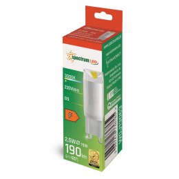 LED G9 230V 2.5W WW ceramiczna SPECTRUM