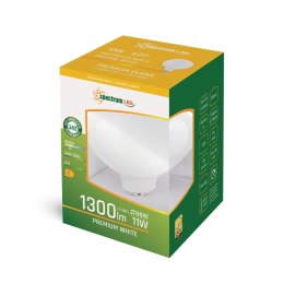 LED GLOB G125 E-27 230V 11W COG NW MILKY SPECTRUM