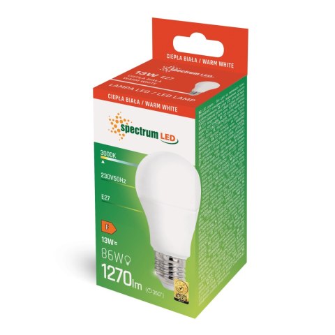 LED GLS E-27 230V 13W ALU WW SPECTRUM + LED GLS E-27 230V 13W ALU WW SPECTRUM +