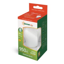 LED GLS E-27 230V 8,5W COG WW MILKY SPECTRUM