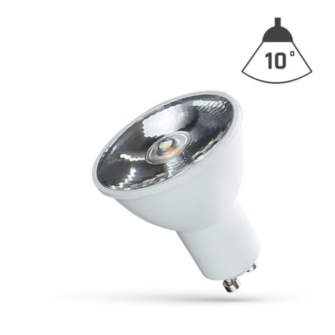 LED GU10 230V 6W SMD 10st NW z soczewką SPECTRUM