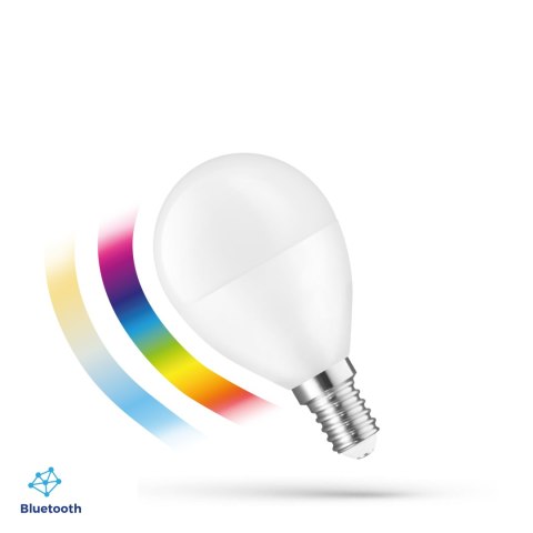 LED KULKA 4,9W E-14 230V RGBW+CCT+DIM BTM Spectrum SMART Easy Smart