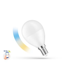 LED KULKA 5W E-14 230V CCT+DIM Wi-Fi Spectrum SMART