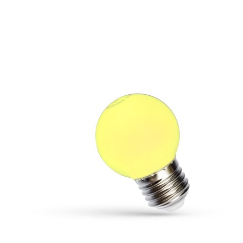LED KULKA E-27 230V 1W ŻÓŁTY SPECTRUM LED KULKA E-27 230V 1W ŻÓŁTY SPECTRUM
