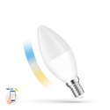 LED ŚWIECOWA 5W E-14 230V CCT+DIM Wi-Fi Spectrum SMART LED ŚWIECOWA 5W E-14 230V CCT+DIM Wi-Fi Spectrum SMART