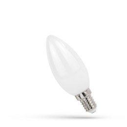 LED ŚWIECOWA E-14 230V 1W COG WW MILKY SPECTRUM