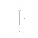 ALBENE ECO LED SMD 24W 230V WW RED cable ALBENE ECO LED SMD 24W 230V WW RED cable