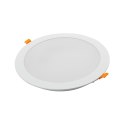 DURE 3 DOWNLIGHT 24W NW 230V 110st IP54 IK06 220x34 BIAŁY okrągła zasilacz zintegrowany