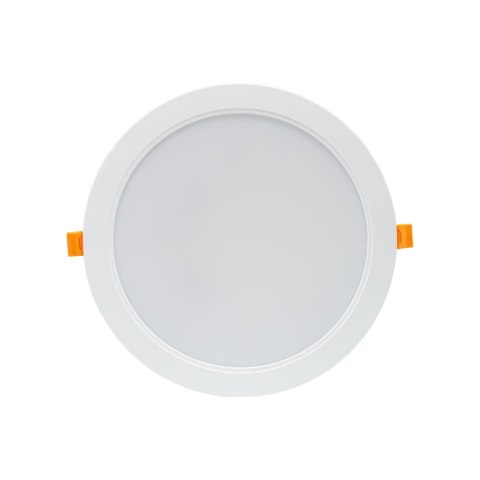 DURE 3 DOWNLIGHT 24W WW 230V 110st IP54 IK06 220x34 BIAŁY okrągła zasilacz zintegrowany DURE 3 DOWNLIGHT 24W WW 230V 110st IP54 IK06 220x34 BIAŁY okrągła zasilacz zintegrowany