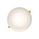 DURE 3 DOWNLIGHT 24W WW 230V 110st IP54 IK06 220x34 BIAŁY okrągła zasilacz zintegrowany