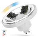 LED AR111 GU10 SMD 230V 10W BIAŁY 30st CCT+DIM Wi-Fi/BT Spectrum SMART LED AR111 GU10 SMD 230V 10W BIAŁY 30st CCT+DIM Wi-Fi/BT Spectrum SMART