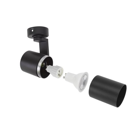 MADARA MINI II GU10 BAZA GU10 250V IP20 56x120x117mm CZARNY MADARA MINI II GU10 BAZA GU10 250V IP20 56x120x117mm CZARNY