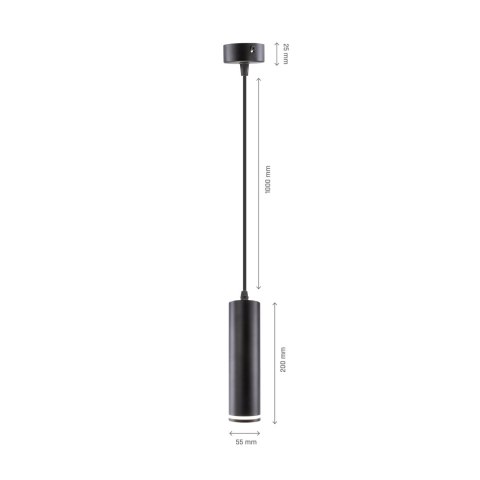 MADARA MINI RING GU10 ZWIS BAZA 230V IP20 fi55*200mm CZARNY kabel 1m MADARA MINI RING GU10 ZWIS BAZA 230V IP20 fi55*200mm CZARNY kabel 1m