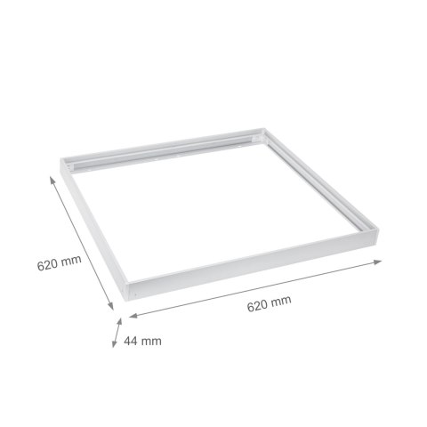 RAMKA DO MONTAŻU NATYNKOWEGO OPRAW ALGINE SLIM / BACKLIGHT SLIM 620x620x43 mm BIAŁY składana RAMKA DO MONTAŻU NATYNKOWEGO OPRAW ALGINE SLIM / BACKLIGHT SLIM 620x620x43 mm BIAŁY składana