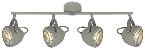 Lampa sufitowa PENT 4xGU10 szary beton Candellux 94-68071