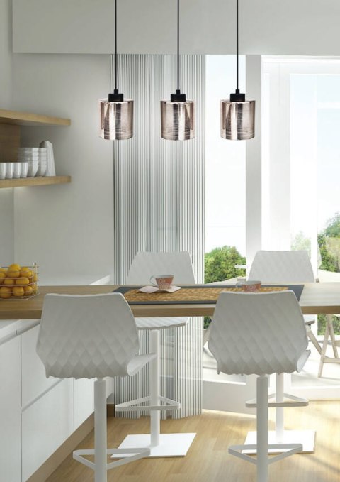 Lampa wisząca sufitowa COX chrom 3xE27 Lampa wisząca sufitowa COX chrom 3xE27
