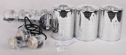 Lampa wisząca sufitowa COX chrom 3xE27 Lampa wisząca sufitowa COX chrom 3xE27