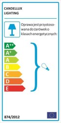 Lampa sufitowa wisząca ROBINSON biała 1xE27 2