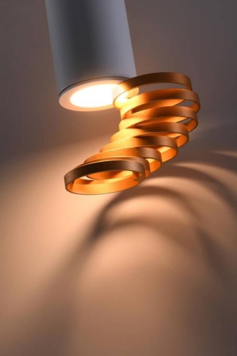 Lampa sufitowa TUBA złoty/biały Candellux 2276076_1 Lampa sufitowa TUBA złoty/biały Candellux 2276076_1