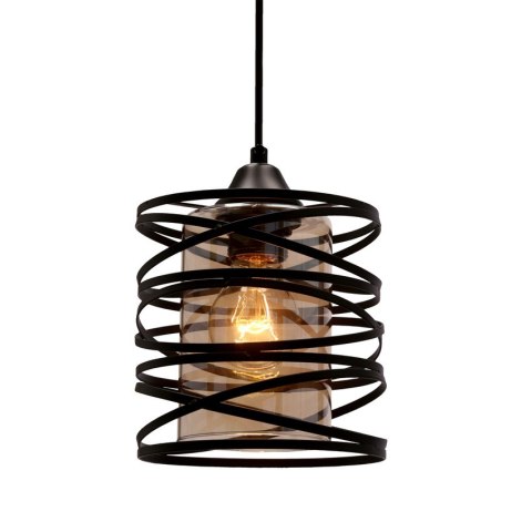 Lampa wisząca ELUNA czarna 1xE27 4 Lampa wisząca ELUNA czarna 1xE27 4