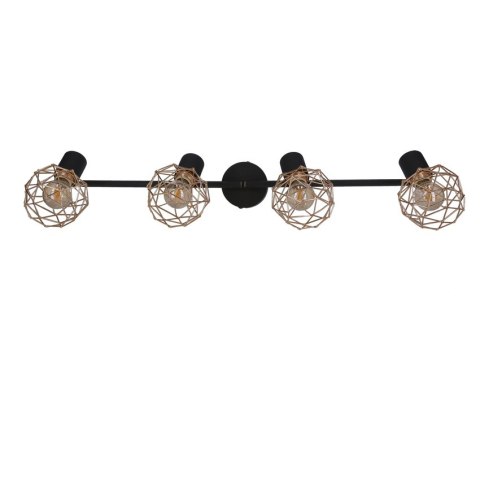 Lampa sufitowa ścienna ACROBAT miedziana 4xE14_3 Lampa sufitowa ścienna ACROBAT miedziana 4xE14_3