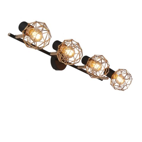 Lampa sufitowa ścienna ACROBAT miedziana 4xE14_4 Lampa sufitowa ścienna ACROBAT miedziana 4xE14_4