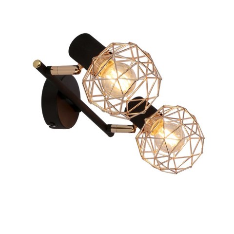 Lampa sufitowa ścienna ACROBAT miedziana 2xE14_6 Lampa sufitowa ścienna ACROBAT miedziana 2xE14_6