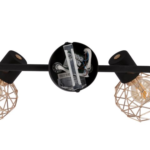 Lampa sufitowa ścienna ACROBAT miedziana 2xE14_9 Lampa sufitowa ścienna ACROBAT miedziana 2xE14_9