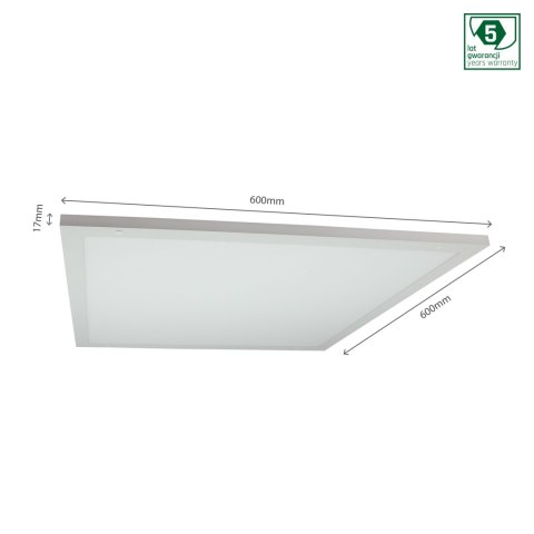 ALGINE DUO 2in1 PANEL 30W BIAŁY BARWA NEUTRALNA ALGINE DUO 2in1 PANEL 30W BIAŁY BARWA NEUTRALNA