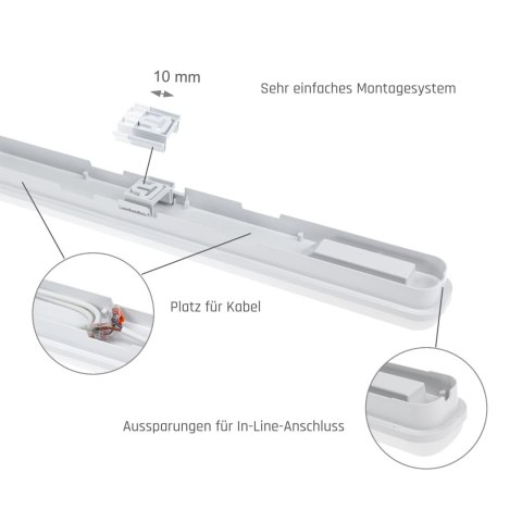 LIMEA GO HERMETYK 1200mm 50W CW 230V 120st IP65 IK07 1200X60X52mm BIAŁY LIMEA GO HERMETYK 1200mm 50W CW 230V 120st IP65 IK07 1200X60X52mm BIAŁY