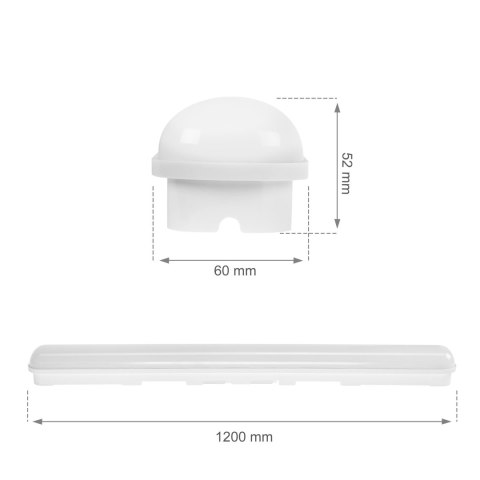 LIMEA GO HERMETYK 1200mm 50W NW 230V 120st IP65 IK07 1200X60X52mm BIAŁY LIMEA GO HERMETYK 1200mm 50W NW 230V 120st IP65 IK07 1200X60X52mm BIAŁY