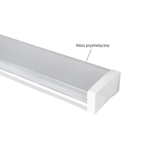 LIMEA PRISMATICA 1200mm 40W NW 230V 100st IP44 IK10 1200x110x60mm 5 lat gw. LIMEA PRISMATICA 1200mm 40W NW 230V 100st IP44 IK10 1200x110x60mm 5 lat gw.