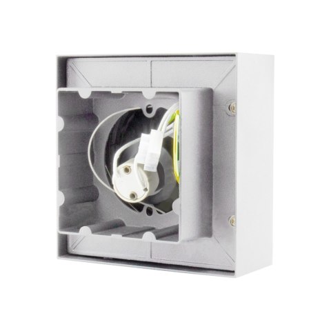 MIRORA AR111 NATYNKOWA GU10 250V IP20 145X145X85mm BIAŁY kwadratowa ruchoma MIRORA AR111 NATYNKOWA GU10 250V IP20 145X145X85mm BIAŁY kwadratowa ruchoma