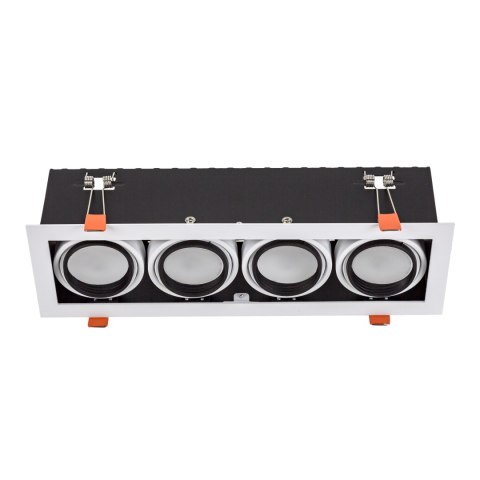 MODERN DAY MINI GU10 X 4 GU10 250V IP20 100x316x77mm BIAŁY, ŚRODEK CZARNY MODERN DAY MINI GU10 X 4 GU10 250V IP20 100x316x77mm BIAŁY, ŚRODEK CZARNY