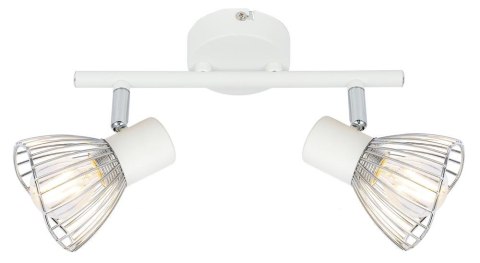 Lampa ścienna FLY biały/chrom 2x40W E14 Candellux 92-61966