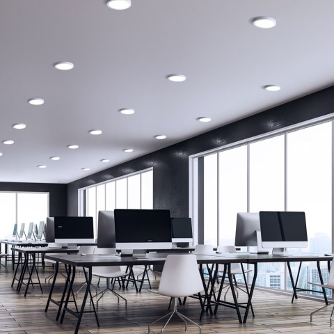 ALGINE ECO 2w1 NATYNK-PODTYNK DOWNLIGHT 18W BARWA CIEPŁA 230V BIAŁY okrągła ALGINE ECO 2w1 NATYNK-PODTYNK DOWNLIGHT 18W BARWA CIEPŁA 230V BIAŁY okrągła