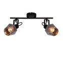 Lampa sufitowa RANDI czarna matowa klosz dymiony Candellux 92-13361_2