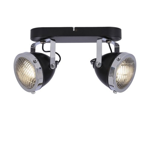 Lampa sufitowa CRAZY 2xGU10 czarna Candellux 92-13309_1 Lampa sufitowa CRAZY 2xGU10 czarna Candellux 92-13309_1