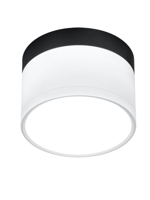 Lampa sufitowa TUBA czarno-biała LED 9W 4000K Candellux 2273631 Lampa sufitowa TUBA czarno-biała LED 9W 4000K Candellux 2273631