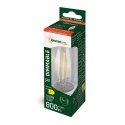 LED ŚWIECOWA E-14 230V 5.5W COG WW CLEAR ŚCIEMNIALNA SPECTRUM
