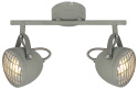 Lampa sufitowa PENT 2xGU10 szary beton Candellux 92-68057