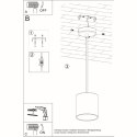Lampa wisząca ORBIS 1 biała 1xGU10_instrukcja