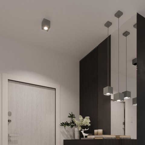 Lampa wisząca QUAD szara 1xGU10_4 Lampa wisząca QUAD szara 1xGU10_4
