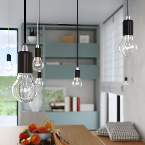 Lampa wisząca EDISON 1xE27 czarna_6 Lampa wisząca EDISON 1xE27 czarna_6