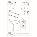 Kinkiet ścienny QUAD antracyt 1xG9_instrukcja