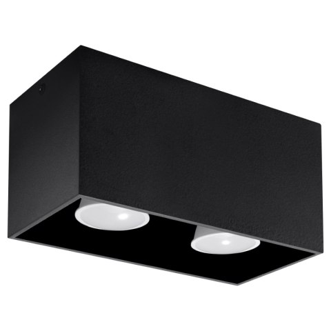 Oprawa sufitowa QUAD MAXI czarna 2xGU10 Oprawa sufitowa QUAD MAXI czarna 2xGU10